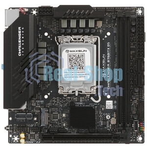Материнская плата Maxsun Challenger B760ITX D5, LGA 1700, Intel B760, 2xDDR5, 4xSATA, 2xM.2, 1xPCIe 5.0 x16, 2xHDMI, 2xDP, 2x 2.5Gb LAN, 2xUSB 3.2 Gen 1, 4xUSB 2.0, 5.1, Mini-ITX
