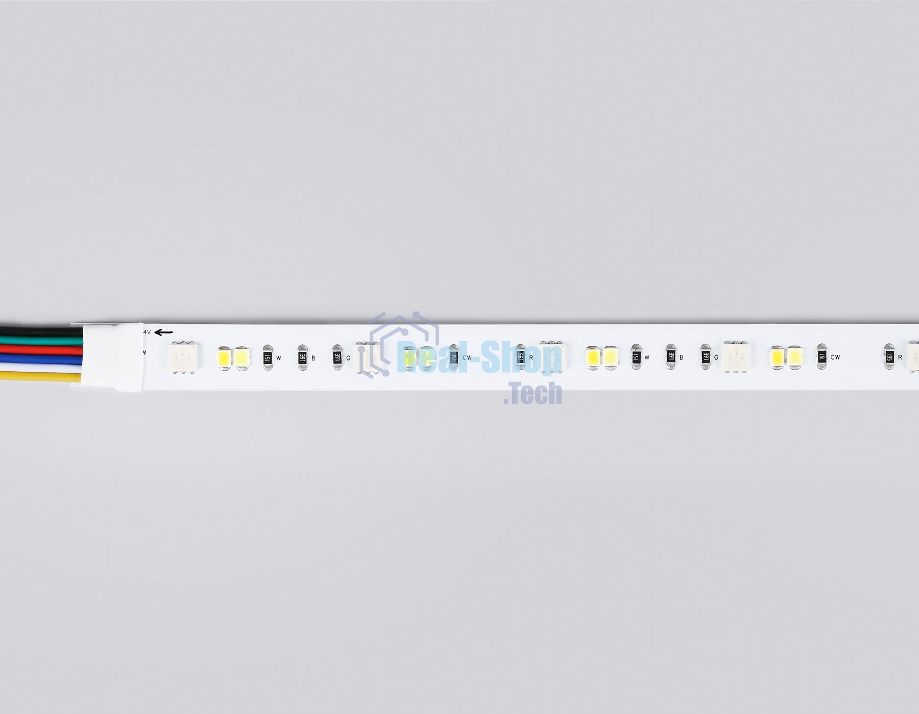 Светодиодная лента Ambrella light GS4501 5050+2835 90Led/ 13W m/ 24V IP20 RGB+CCT 3000-6500K/5000*12*1.87mm (6 конт.)