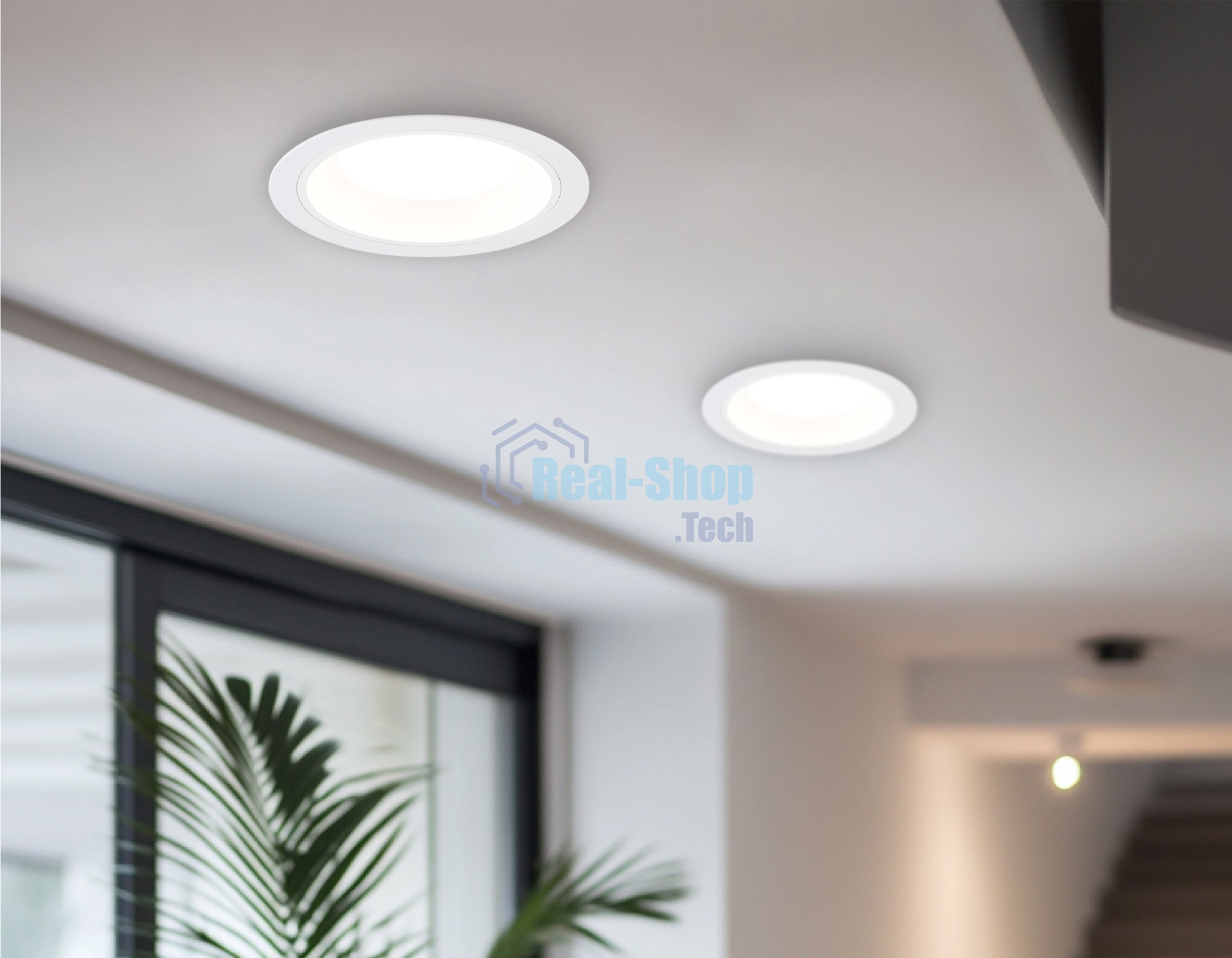 Светильник Ambrella light TN52335 SWH/GWH белый песок/белый глянец GX53 max 12W D115*25