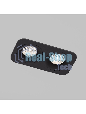 15277/LED / Светильник встраиваемый 20W 4000K черный IP44