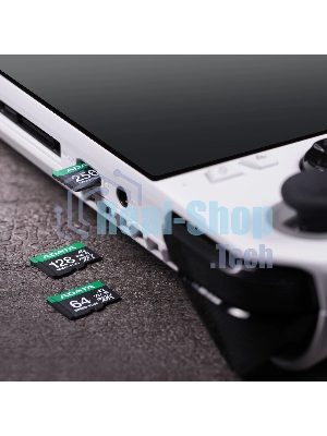 Флеш карта microSD ADATA 256Gb microSDXC Class 10 UHS-I U3 V30 A2 180/160 MB/s (SD адаптер)
