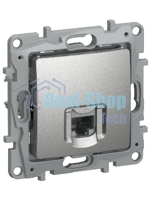 Etika Алюминий Розетка компьютерная RJ45 кат.6 UTP  | 6724531 | IEK