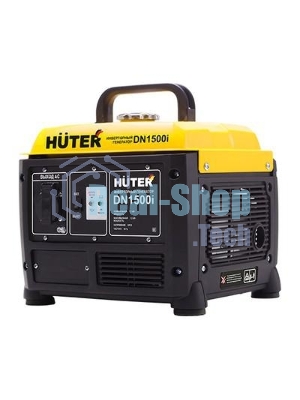 Электрогенератор бензиновый инверторный Huter DN1500i, 1.2 кВт, 73 дБ, 12.8 кг