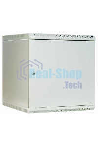 Шкаф настенный ЦМО ШРН-Э-9.500.1 9U 600x520 мм пер. дв. стал. лист несъемные бок. пан. серый