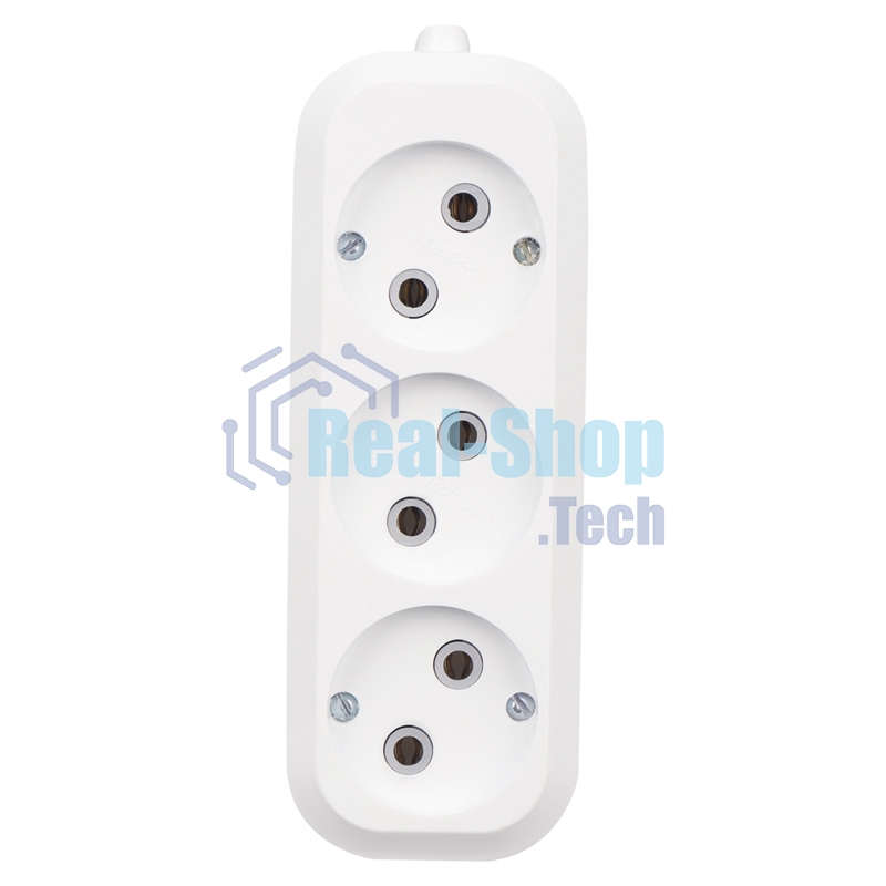 Колодка Rexant 3 гнезда без заземления