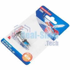 Кнопка антивандальная Rexant Ø19 250В Фикс (5с) ON-OFF/OFF-ON подсв/красная (в упак. 1шт.)