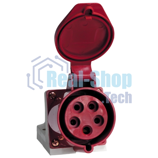 Розетка наруж. уст. 16А 380В 3P+E+N IP44 (115) EKF ps-115-16-380