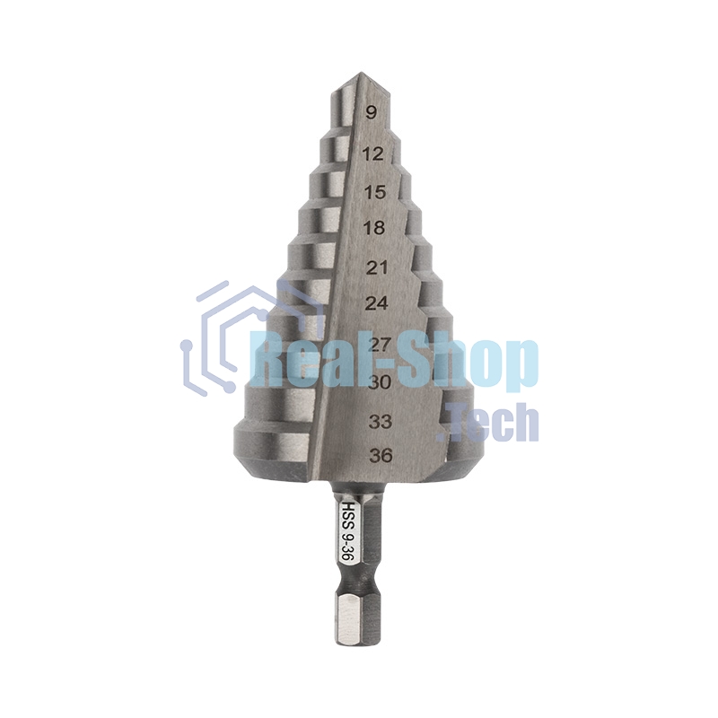 Сверло по металлу ступенчатое Kranz 9,0-36,0 мм