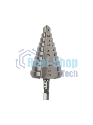 Сверло по металлу ступенчатое Kranz 9,0-36,0 мм