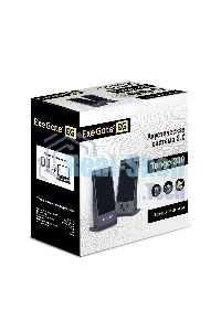 Акустическая система 2.0 ExeGate EX287056RUS Tango 230 (питание USB, 2х3Вт (Вт RMS), 80-20000Гц, черный)