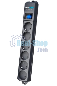 Сетевой фильтр Surge protector Pilot S Max (5 euros + 1GP), 15A/3.5kVA, automatic, 5 m, graphite