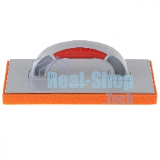 Терка пластмассовая Matrix, гидрогубчатое покрытие 20 мм, 270x130 мм, двухкомпонентная ручка