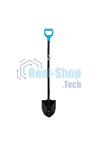 Лопата штыковая углубленная, 220х270х1330 мм, деревянный черенок, с рукояткой, LUXE Palisad