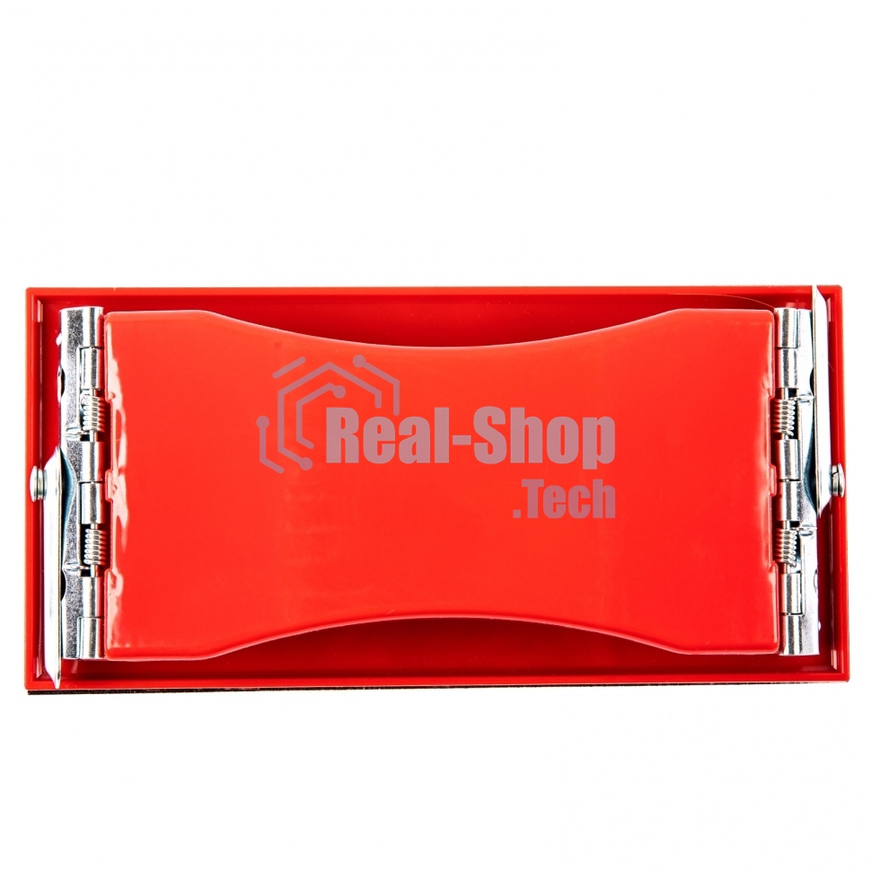 Брусок для шлифования Matrix 210 х 105 мм, пластиковый с зажимами