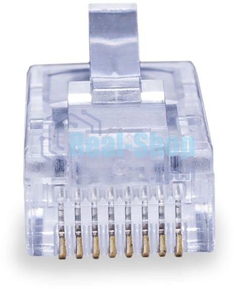 Коннектор Suprlan 10-0209, UTP cat.5e, RJ45, серый (упак.: 100 шт)