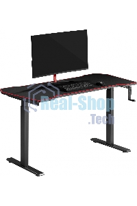 Стол компьютерный Cactus CS-MDL-BK столешница МДФ, черный