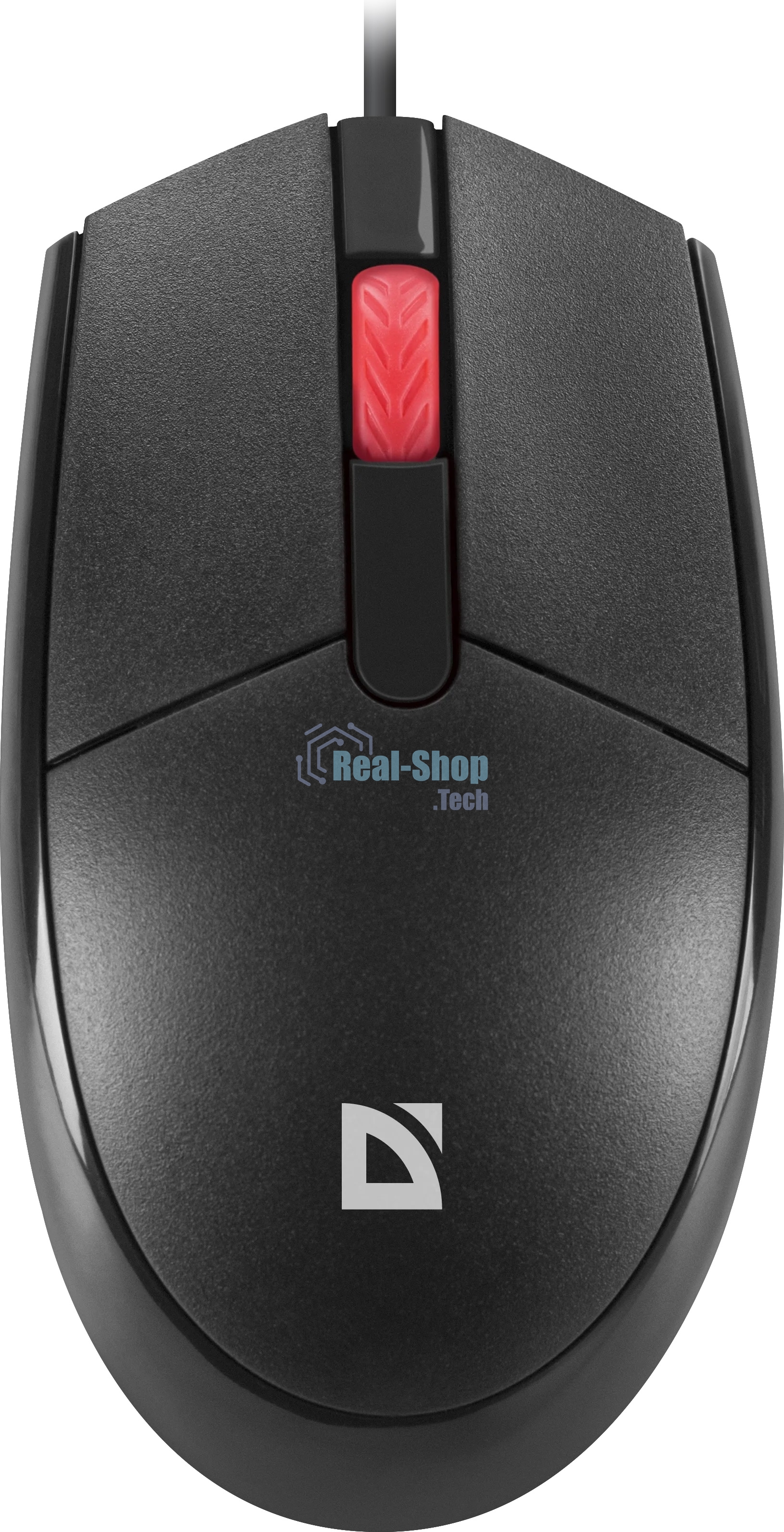 Мышь проводная Defender Delta MM-523 черный, 1000 dpi, USB, кнопки - 3
