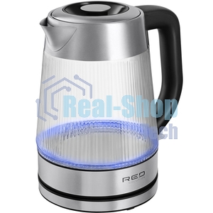Чайник электрический Red Solution G121 1.8 л, 2200 Вт, черный/серебристый