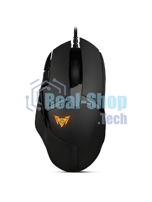 Мышь проводная Crown CMGM-901 черный, 4800 dpi, USB, кнопки - 8