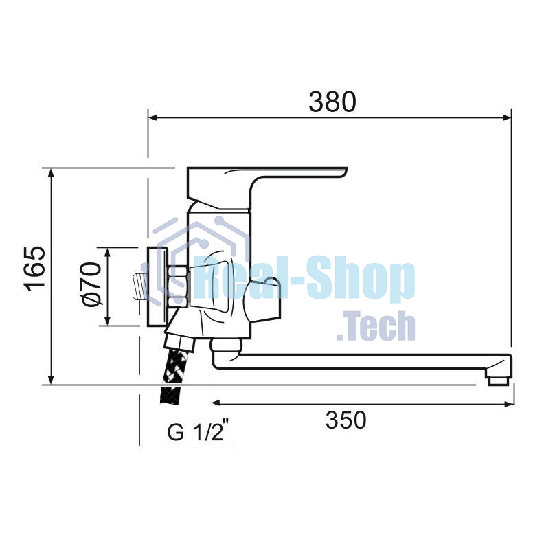 Смеситель для ванны SL133-006E SL133-006E
