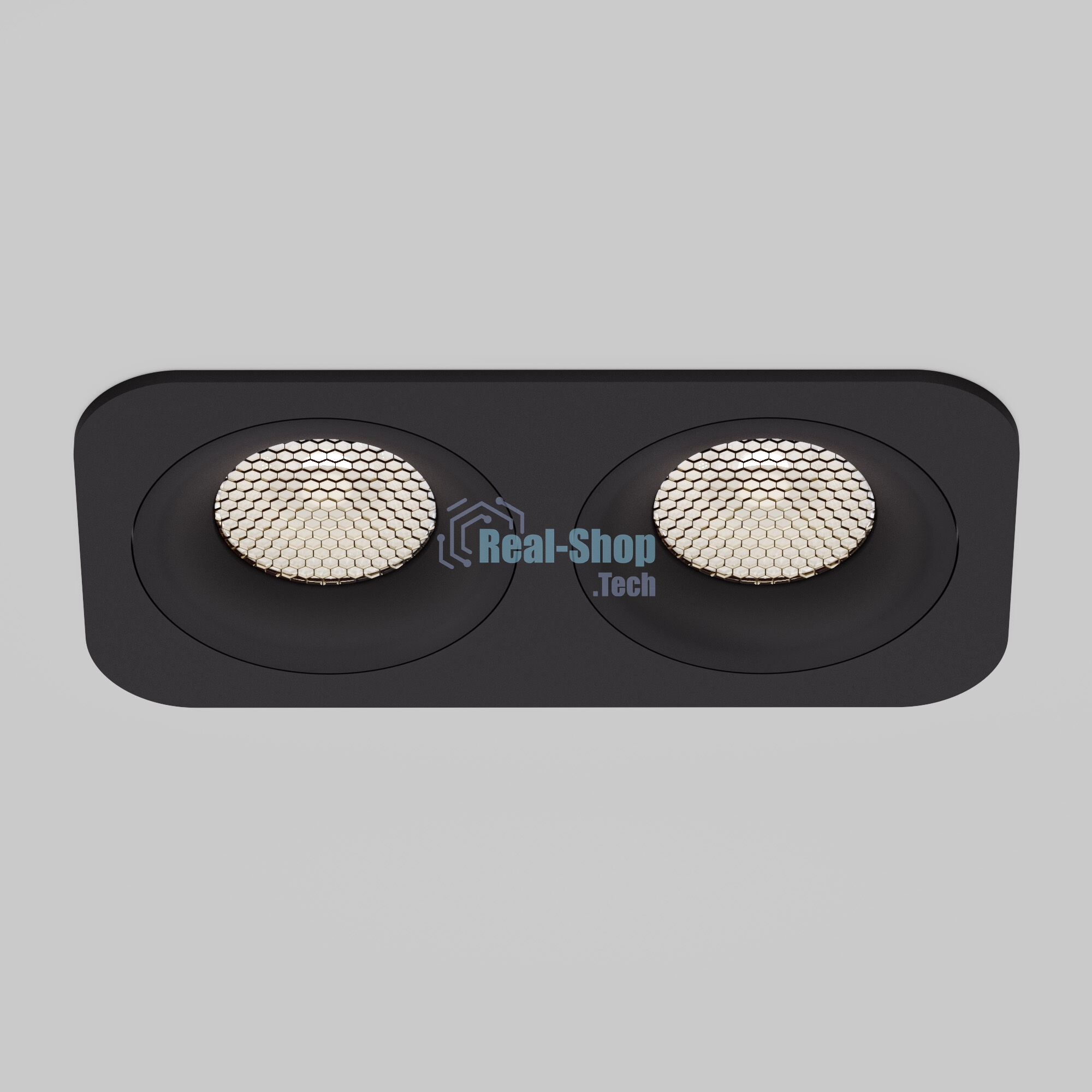 15277/LED / Светильник встраиваемый 20W 4000K черный IP44