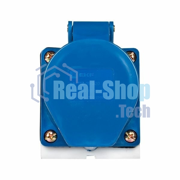 Розетка наруж. уст. 16А 220В 2Р+РЕ IP44 (113) EKF ps-113-16-220