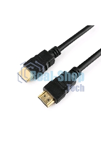 Кабель Cablexpert HDMI CC-HDMI4-6, 19M/19M, v2.0, медь, позол.разъемы, экран, 1.8м, черный, пакет