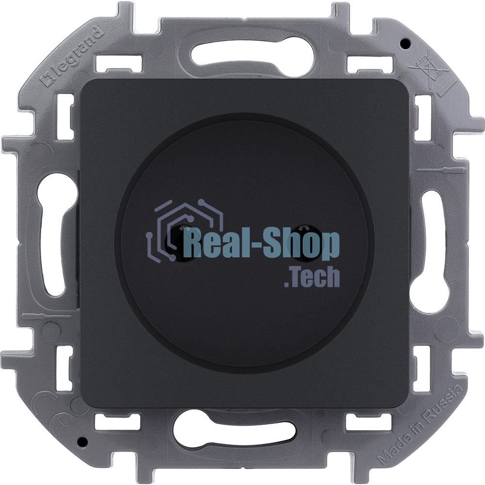 Розетка 2К 16А 250 В антрацит