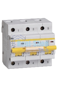 Выключатель автоматический модульный 3п C 25А 10кА ВА47-100 ИЭК MVA40-3-025-C
