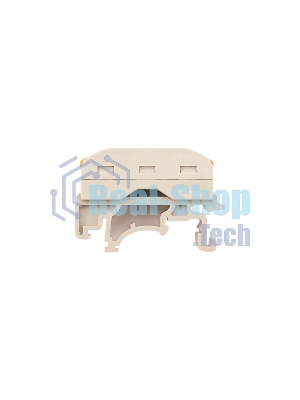 Клемма соединительная Rexant многоразовая проходная 4-полюсная, с креплением на DIN-рейку (0,08-4 мм²) серая (50 шт./уп.)