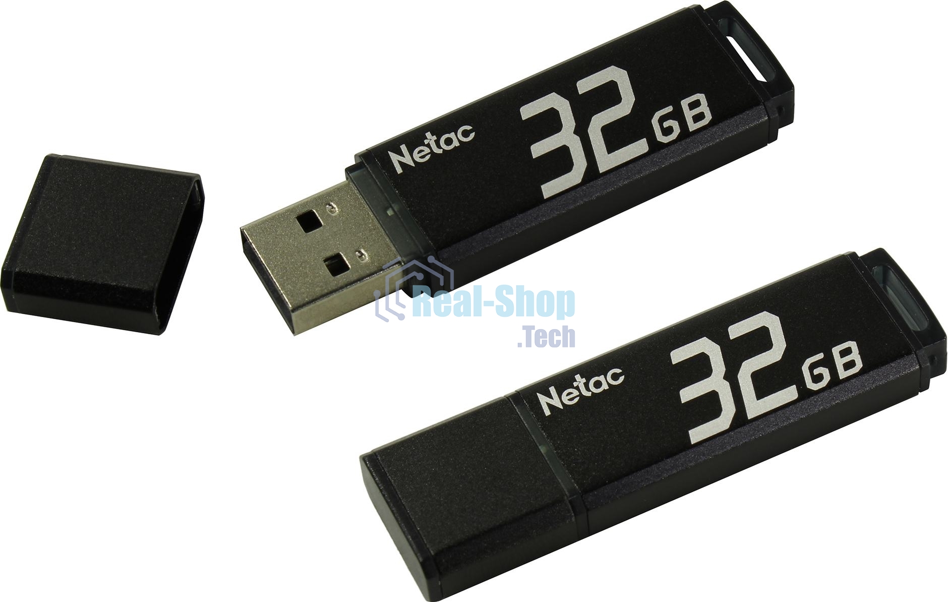 Флешка USB Netac U351 32Gb NT03U351N-032G-20BK, USB 2.0