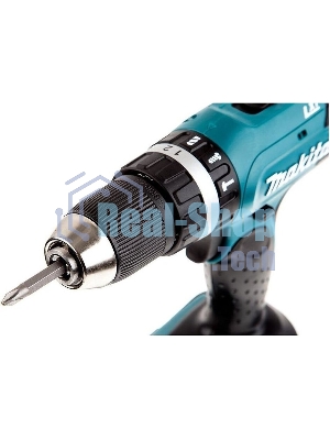 Дрель-шуруповерт Makita DHP453RFE, 18 В, 3 Ач, 42 Нм, щеточный