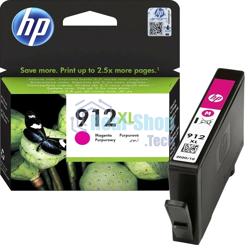 Картридж струйный HP 912XL 3YL82AE пурпурный (825 стр.) для HP OfficeJet 801x/802x
