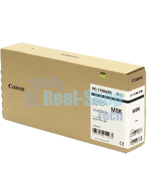Картридж струйный Canon PFI-1700MBK матовый черный (700 мл) для Canon imagePROGRAF PRO-2000, PRO-4000, PRO-4000S, PRO-6000S