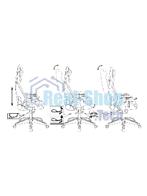 Кресло Knight Outrid Smile черный, экокожа, 120 кг, механизм качания