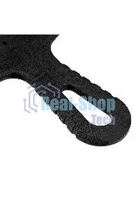 Шпатель из нержавеющей стали Сибртех 150 мм, зуб 4х4 мм, пластмассовая ручка