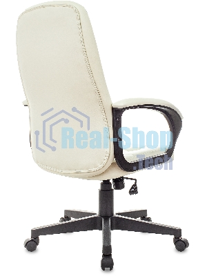 Кресло Бюрократ CH 002 OR-10 слоновая кость, экокожа