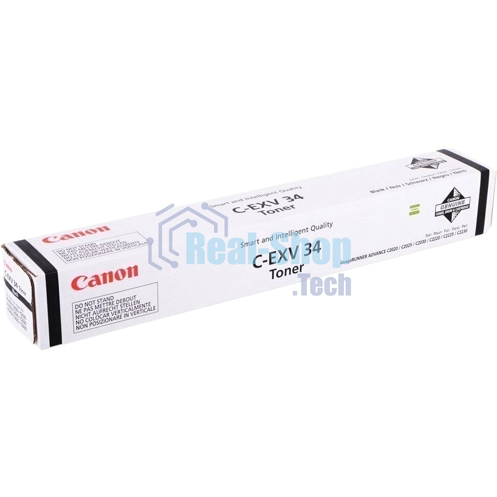 Картридж лазерный Canon C-EXV34BK черный (туба 23000 стр) для Canon iR C9060/C9065/C9070, IR Advance C2000ser/C2020/C2025/C2030