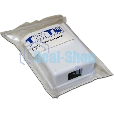 Настенная розетка, 1 порт RJ-45 категории 6, UTP, белая