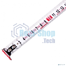 Рулетка Gross Magnetisch, 5 м х 19мм, обрезин. корпус, автоматич. фиксация, нейлон. покр., магн. зацеп