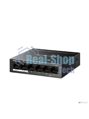 Коммутатор настольный Mercusys MS106P с 6 портами 10/100 Мбит/с (4 порта PoE+)