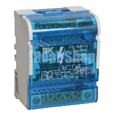 Шины на DIN-рейку в корпусе IEK YND10-4-07-100 (кросс-модуль) ШНК 4х7 3L+PEN IEK