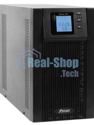 Источник бесперебойного питания Powerman Online 3000VA/2400W, 220V, Tower, Out: 3xShuko, черный*Online3000