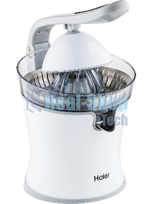 Соковыжималка Haier HJ-700 белый, цитрусовая, 100 Вт, 700 мл, механическое