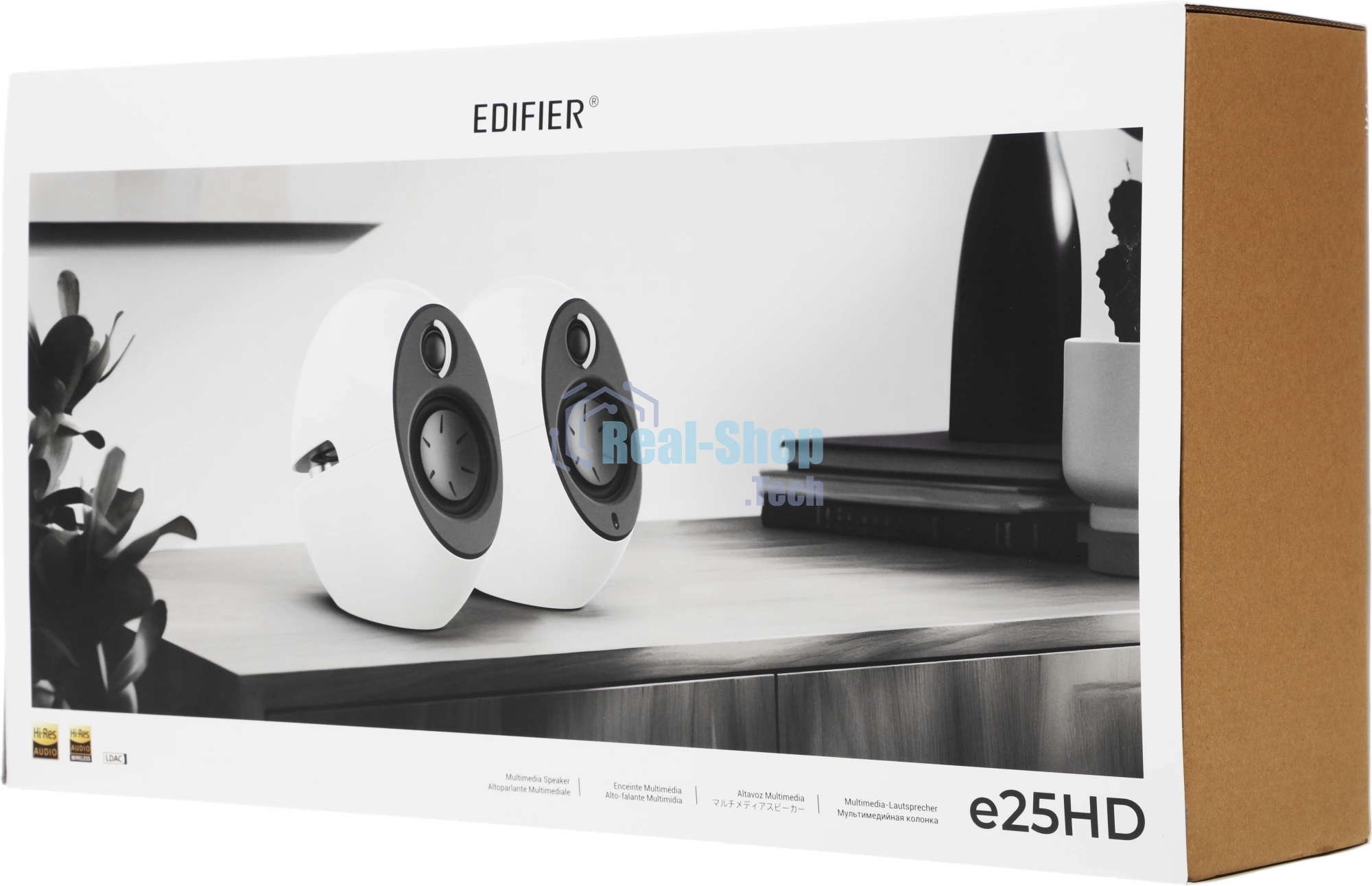Акустическая система Edifier E25HD Black (2.0,74Вт RMS,Bluetooth v4,пульт ДУ)