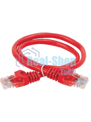 Коммутационный шнур кат. 6 UTP PVC 3м красный | PC04-C6U-3M | ITK