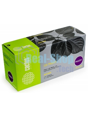 Картридж лазерный Cactus CS-TN325Y желтый (3500 стр.) для Brother DCP 9055/9270; HL 4140/4150/4570