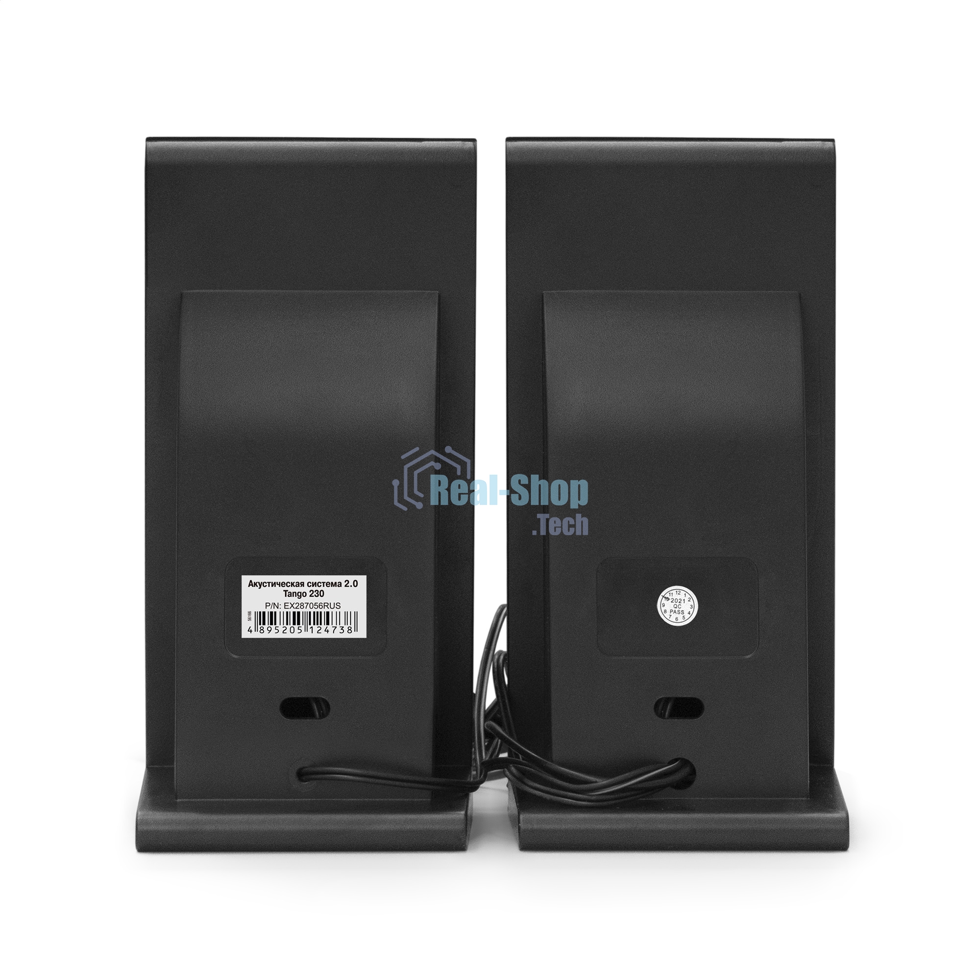 Акустическая система 2.0 ExeGate EX287056RUS Tango 230 (питание USB, 2х3Вт (Вт RMS), 80-20000Гц, черный)