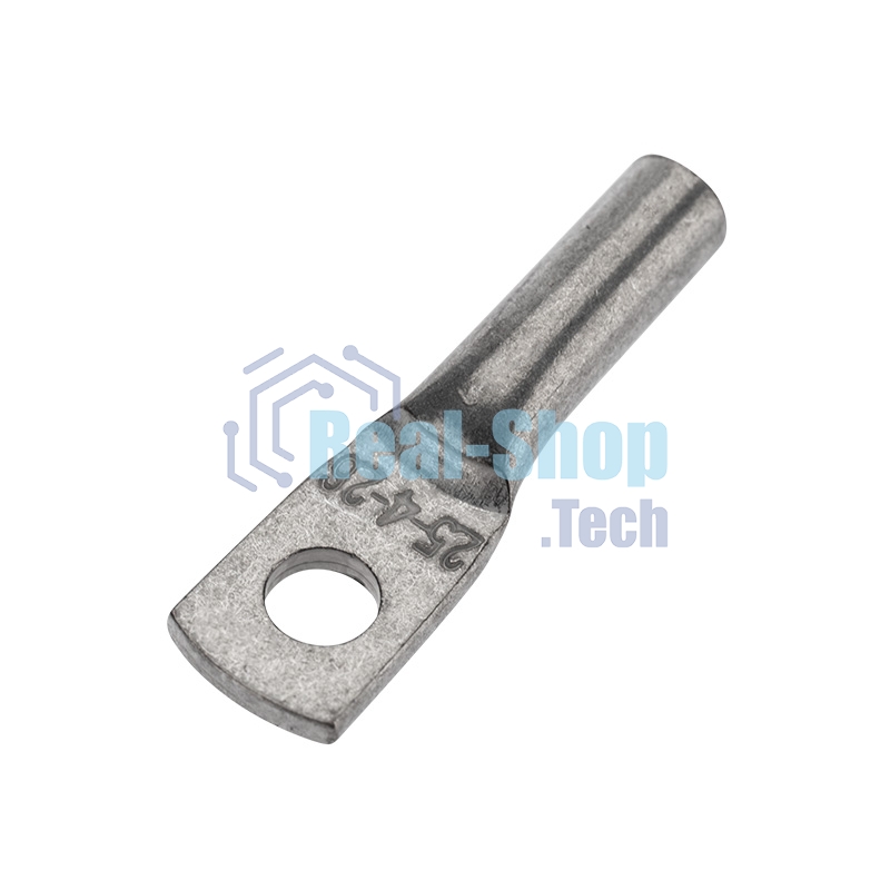 Наконечник кабельный Rexant медный луженый ТМЛ 2,5–4–2,6 (2,5мм² - Ø5мм) ГОСТ 7386-80 (в упак. 100 шт.)