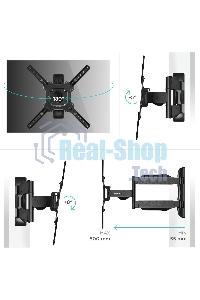 Кронштейн ONKRON M4 черный 32-65